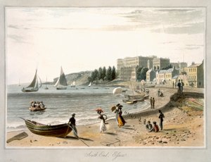 サウスエンド、「1814年から1825年の間にイギリスで行われた航海」から1829年に発行 作： William Daniell